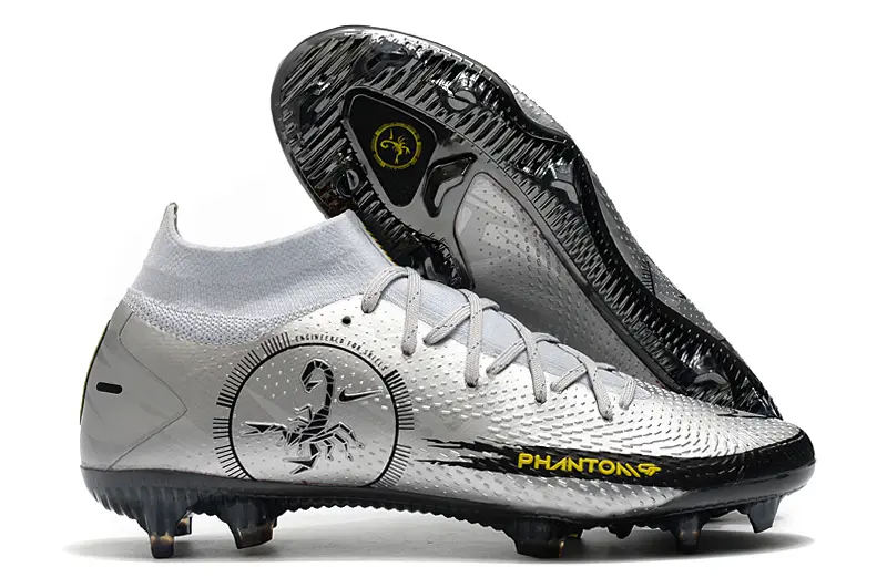 Nike Phantom GT Elite DF Scorpion FG - Grey/Metallic Silver/Phantom Black