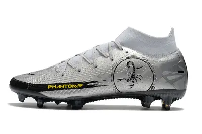 Nike Phantom GT Elite DF Scorpion FG - Grey/Metallic Silver/Phantom Black