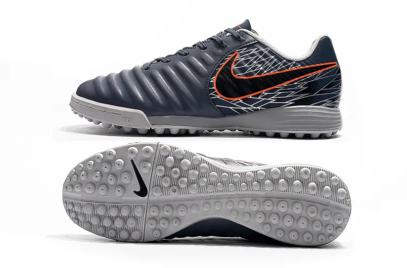 Nike Tiempo Ligera 4 TF - Gray/Electric Orange/Steel Grey