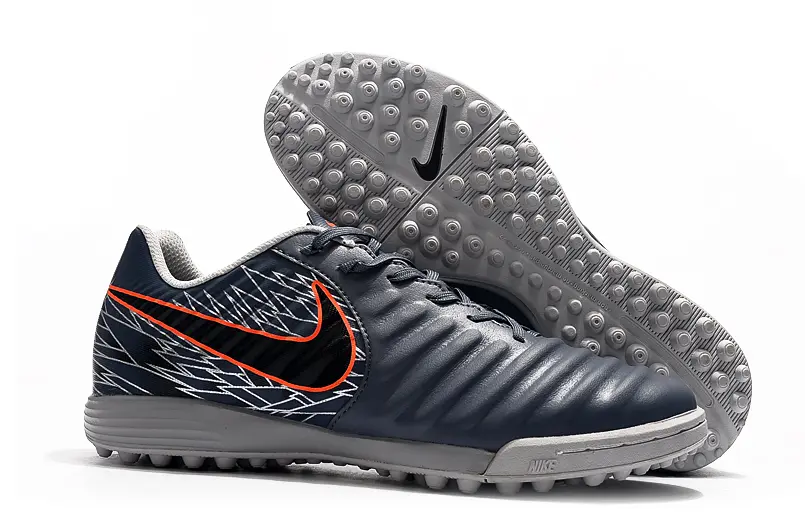 Nike Tiempo Ligera 4 TF - Gray/Electric Orange/Steel Grey