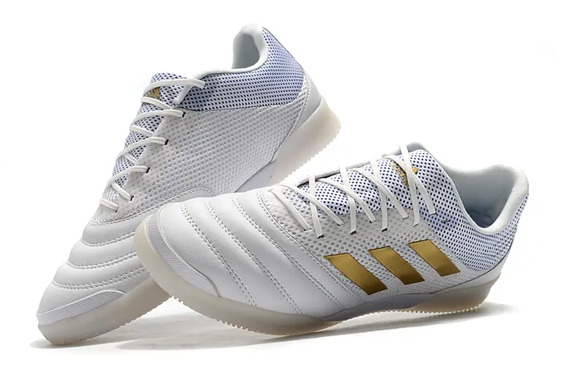 Adidas Copa 19.1 IC - White/Golden Accent/Light Grey