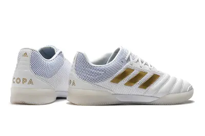 Adidas Copa 19.1 IC - White/Golden Accent/Light Grey