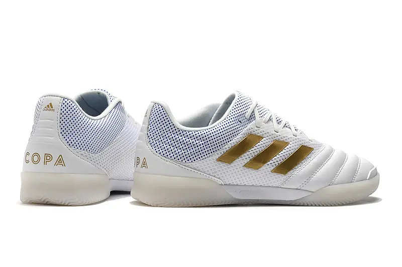 Adidas Copa 19.1 IC - White/Golden Accent/Light Grey