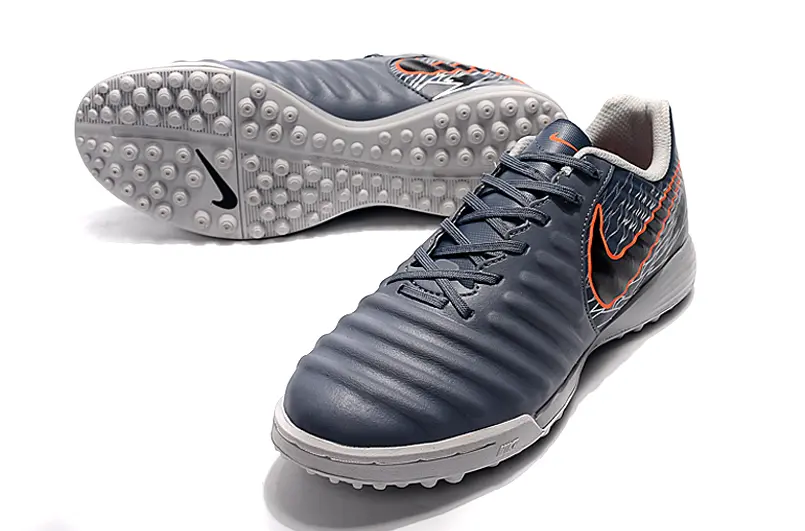 Nike Tiempo Ligera 4 TF - Gray/Electric Orange/Steel Grey