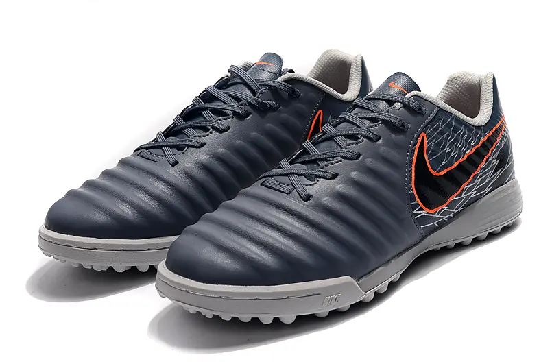 Nike Tiempo Ligera 4 TF - Gray/Electric Orange/Steel Grey