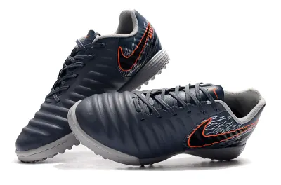 Nike Tiempo Ligera 4 TF - Gray/Electric Orange/Steel Grey