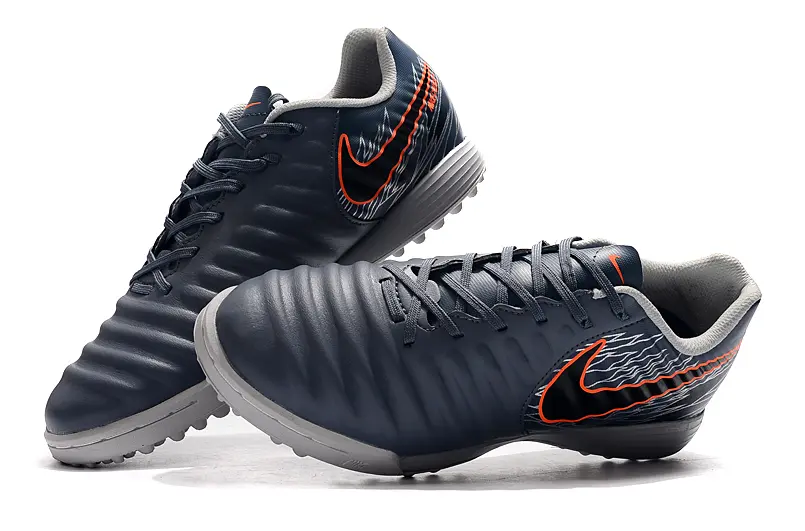 Nike Tiempo Ligera 4 TF - Gray/Electric Orange/Steel Grey