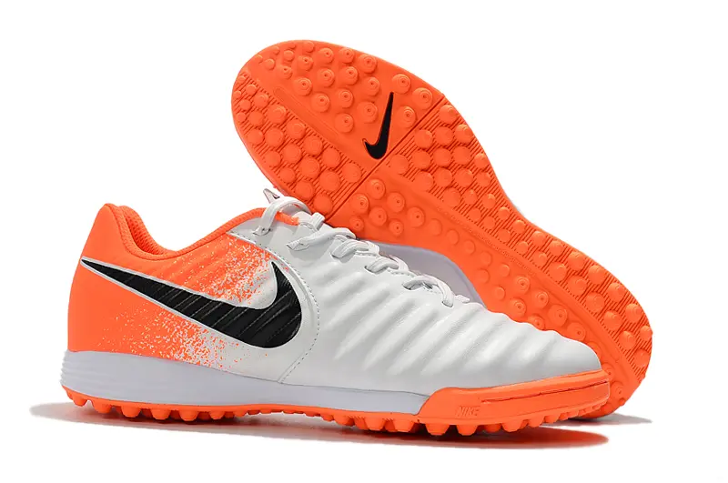 Nike Tiempo Ligera 4 TF - White/Bright Orange/Black