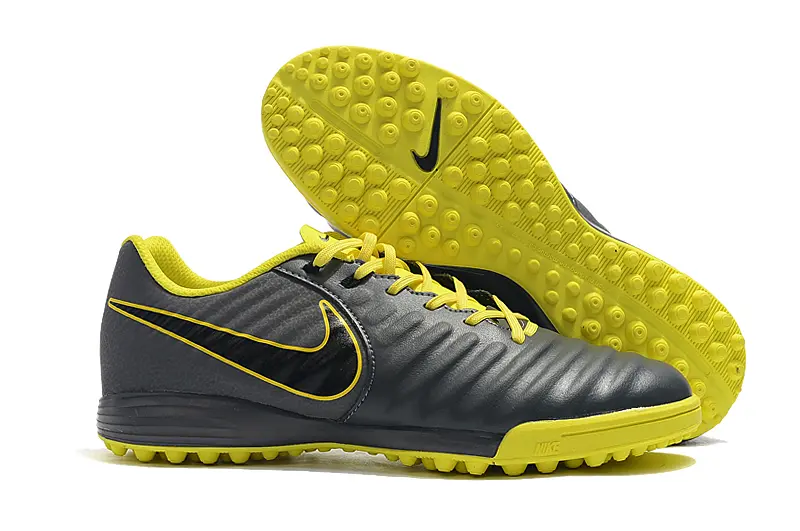 Nike Tiempo Ligera 4 TF - Gray/Electric Yellow/Black