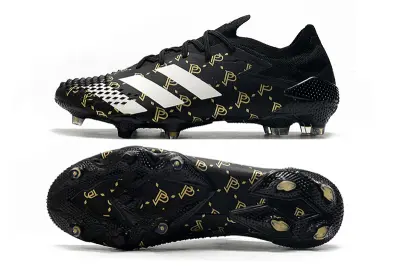 Adidas Predator Mutator 20.1 FG - Black/Gold Accents/White Stripes