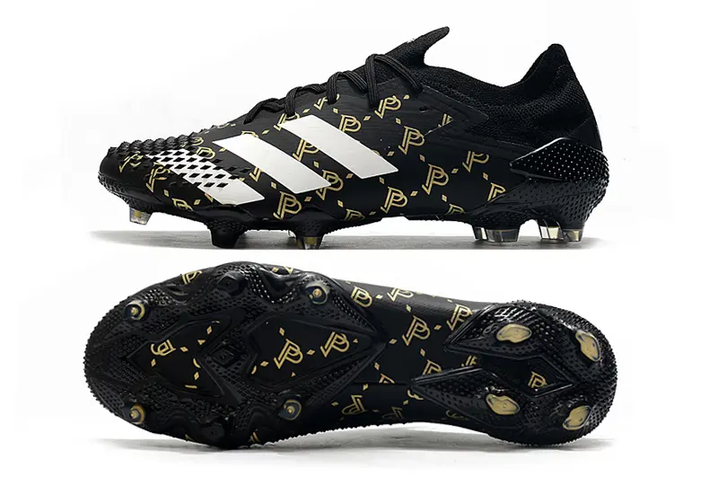 Adidas Predator Mutator 20.1 FG - Black/Gold Accents/White Stripes
