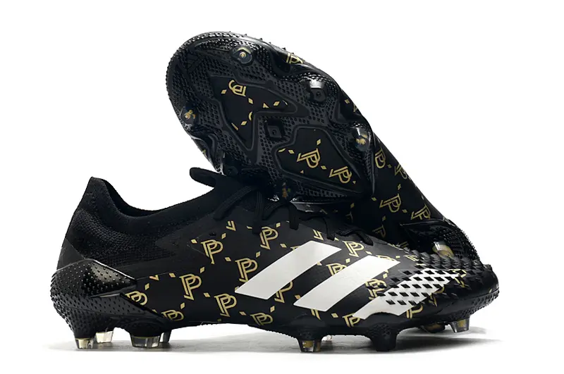Adidas Predator Mutator 20.1 FG - Black/Gold Accents/White Stripes