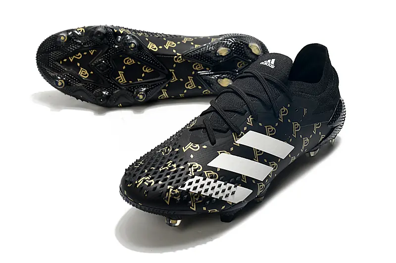 Adidas Predator Mutator 20.1 FG - Black/Gold Accents/White Stripes