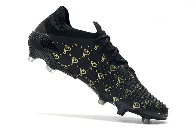 Adidas Predator Mutator 20.1 FG - Black/Gold Accents/White Stripes