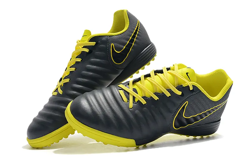 Nike Tiempo Ligera 4 TF - Gray/Electric Yellow/Black