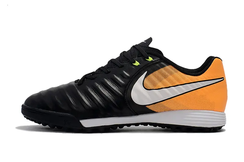 Nike Tiempo Ligera 4 TF - Black/Orange Burst/Lightning Yellow