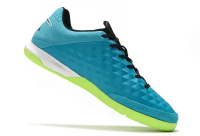 NIke Tiempo Legend 8 Academy IC - Blue/Aqua Green/Neon Yellow