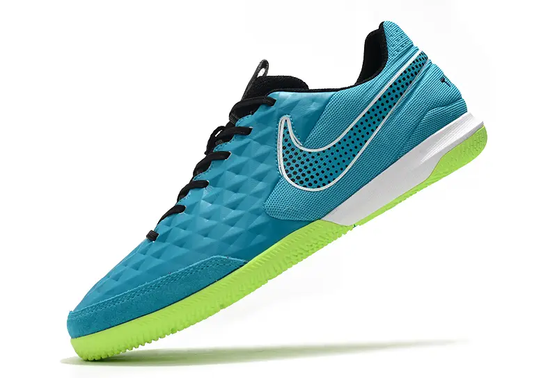 NIke Tiempo Legend 8 Academy IC - Blue/Aqua Green/Neon Yellow