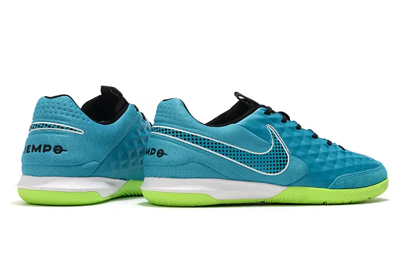 NIke Tiempo Legend 8 Academy IC - Blue/Aqua Green/Neon Yellow