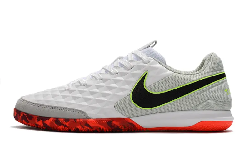 NIke Tiempo Legend 8 Academy IC - White/Bright Red/Lime Green