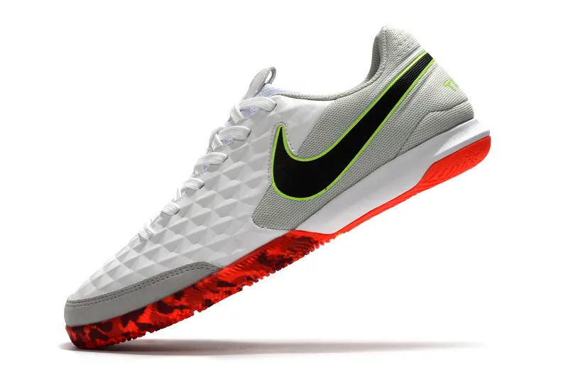 NIke Tiempo Legend 8 Academy IC - White/Bright Red/Lime Green