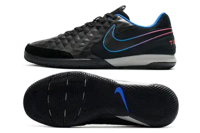 NIke Tiempo Legend 8 Academy IC - Black/Electric Blue/Crimson Pink