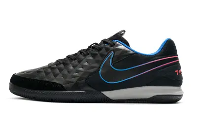 NIke Tiempo Legend 8 Academy IC - Black/Electric Blue/Crimson Pink