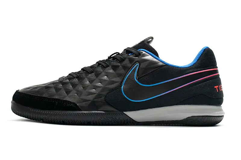 NIke Tiempo Legend 8 Academy IC - Black/Electric Blue/Crimson Pink