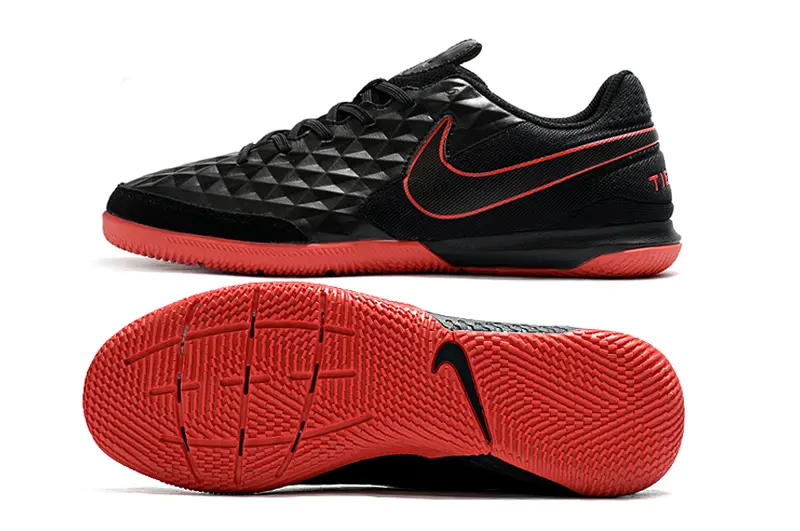 NIke Tiempo Legend 8 Academy IC - Black/Vibrant Red/Onyx Black