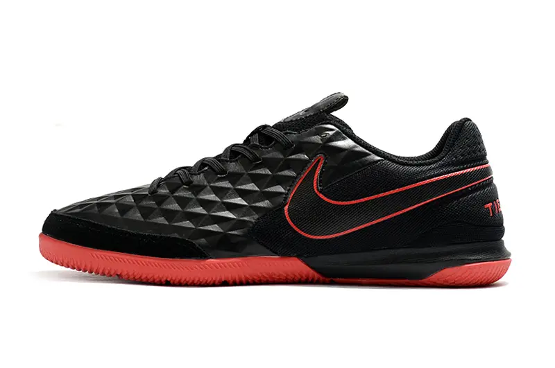 NIke Tiempo Legend 8 Academy IC - Black/Vibrant Red/Onyx Black