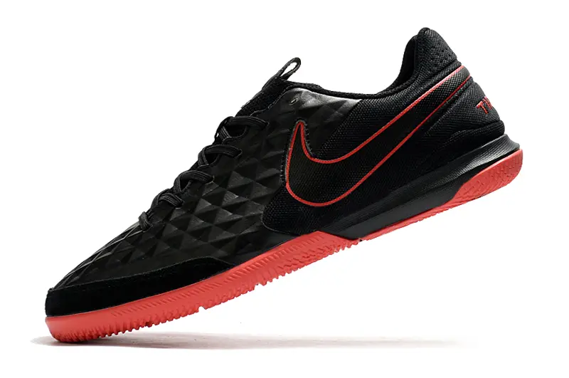 NIke Tiempo Legend 8 Academy IC - Black/Vibrant Red/Onyx Black