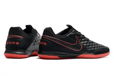 NIke Tiempo Legend 8 Academy IC - Black/Vibrant Red/Onyx Black