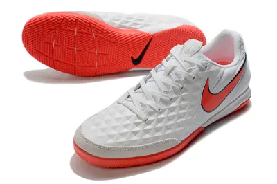 NIke Tiempo Legend 8 Academy IC - White/Bright Red/Light Blue