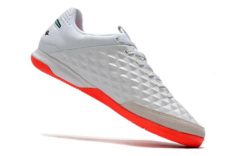 NIke Tiempo Legend 8 Academy IC - White/Bright Red/Light Blue