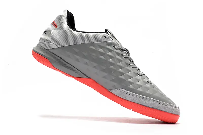 NIke Tiempo Legend 8 Academy IC - Gray/Bright Red/Dark Black