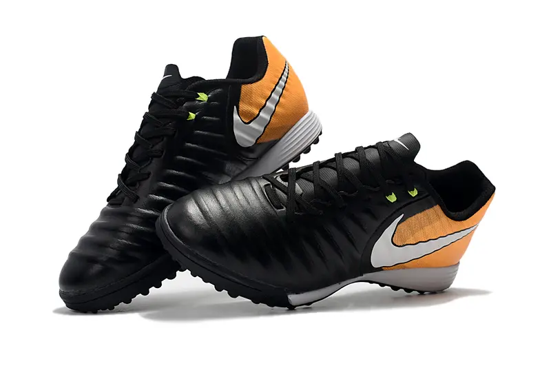 Nike Tiempo Ligera 4 TF - Black/Orange Burst/Lightning Yellow