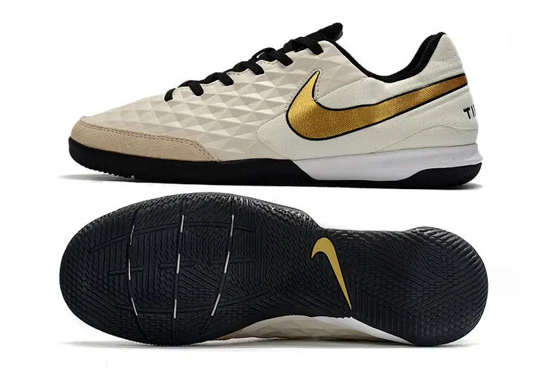 NIke Tiempo Legend 8 Academy IC - Beige/Metallic Gold/Black