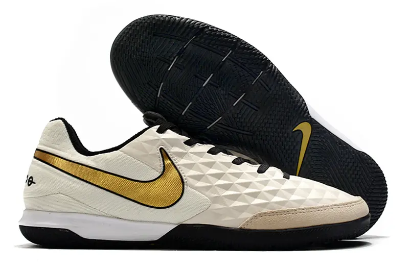 NIke Tiempo Legend 8 Academy IC - Beige/Metallic Gold/Black