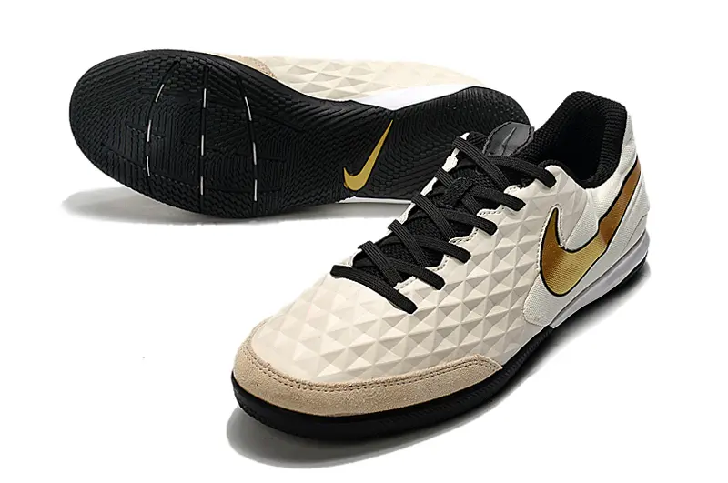 NIke Tiempo Legend 8 Academy IC - Beige/Metallic Gold/Black