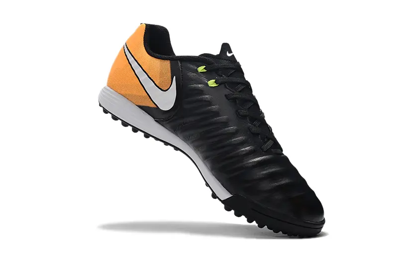 Nike Tiempo Ligera 4 TF - Black/Orange Burst/Lightning Yellow