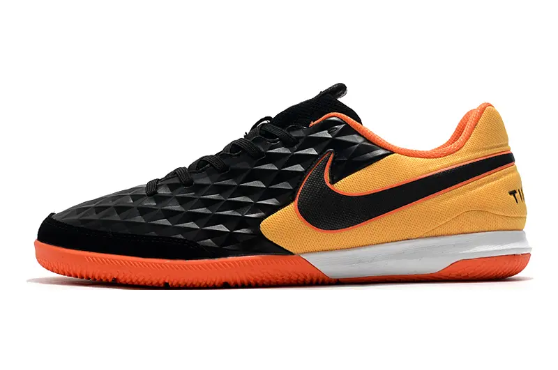 NIke Tiempo Legend 8 Academy IC - Black/Vibrant Orange/Sunny Yellow