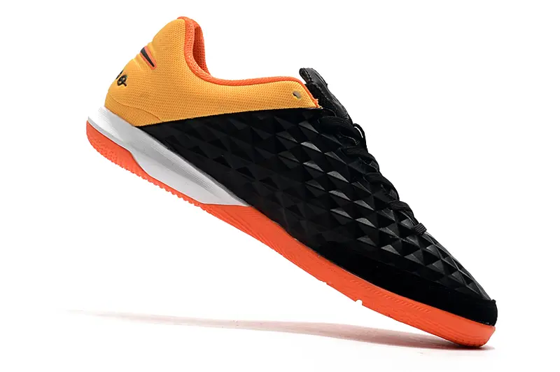 NIke Tiempo Legend 8 Academy IC - Black/Vibrant Orange/Sunny Yellow