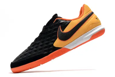NIke Tiempo Legend 8 Academy IC - Black/Vibrant Orange/Sunny Yellow