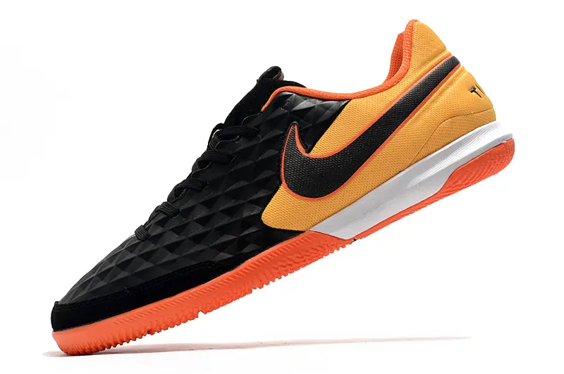 NIke Tiempo Legend 8 Academy IC - Black/Vibrant Orange/Sunny Yellow