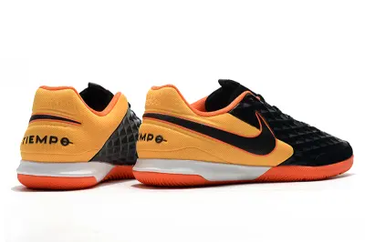 NIke Tiempo Legend 8 Academy IC - Black/Vibrant Orange/Sunny Yellow