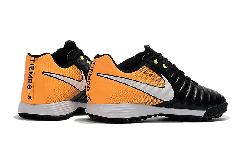 Nike Tiempo Ligera 4 TF - Black/Orange Burst/Lightning Yellow