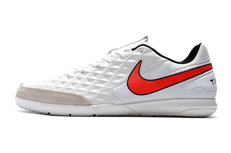 NIke Tiempo Legend 8 Academy IC - White/Fiery Red/Slate Gray