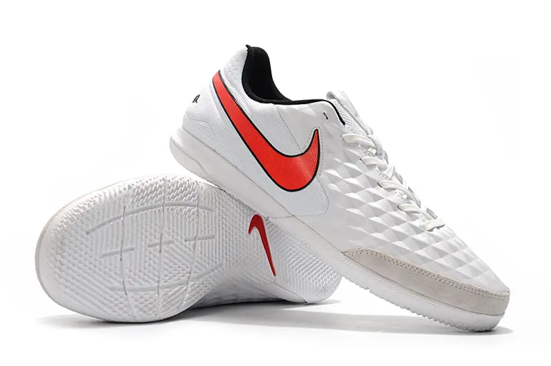 NIke Tiempo Legend 8 Academy IC - White/Fiery Red/Slate Gray