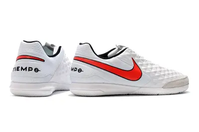 NIke Tiempo Legend 8 Academy IC - White/Fiery Red/Slate Gray