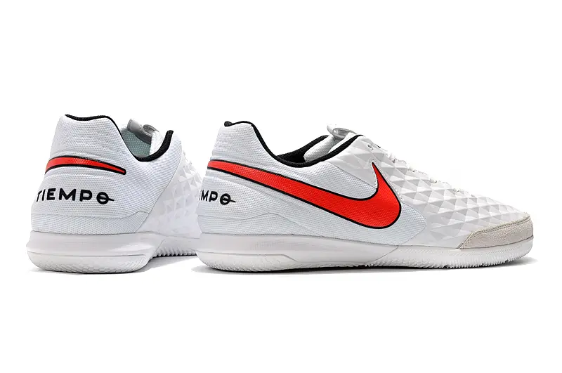 NIke Tiempo Legend 8 Academy IC - White/Fiery Red/Slate Gray